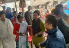 হাতীৰ আক্ৰমনত নিহত বোকাখাতৰ কান্ধুলিমাৰী গাওঁৰ বগাই ওৰাংৰ পৰিয়াললৈ বন বিভাগৰ আৰ্থিক সাহাৰ্য : চাৰি লাখ টকাৰ চেক প্ৰদান  :