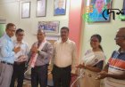 Freshers’ Welcome Ceremony at Bokakhat’s C N B Senior Secondary School: Donation of Books and Cupboards by Retired NERIST Professor Dr. Nidhuban Dev.