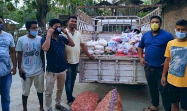 যোৰহাট বিজেপিৰ সামগ্ৰী বিতৰণ