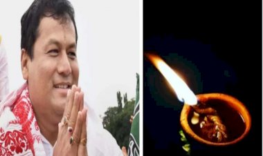 মুখ্যমন্ত্ৰীৰ আহ্বানত ৰাজ্যবাসীয়ে জ্বলালে মংগল বন্তি