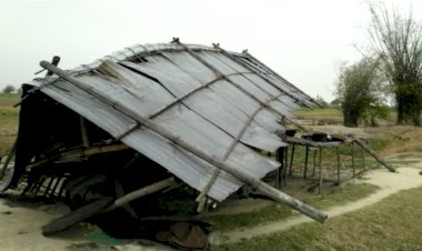 ধুমুহাত বোকাখাতৰ বহু গাওঁ ক্ষতিগ্ৰস্ত : যাতায়ত আৰু বিজুলী ব্যাহত : কাজিৰঙাৰ ৰাষ্ট্ৰীয় উদ্যানৰ বন শিৱিৰৰো ক্ষতি :