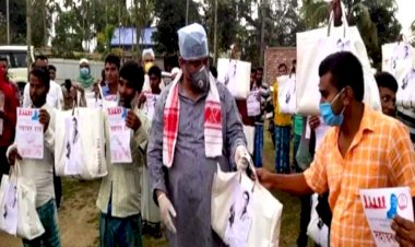 কৰোণাৰ সাহাৰ্যৰ নামত ৰকিবুল হুছেইনৰ ৰাজনীতি