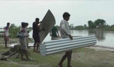 মুখ্যমন্ত্ৰীৰ গৃহৰ নিচেই নদীৰ ভয়ঙ্কৰ গৰাখহনীয়া