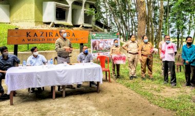 হস্তী পূজাৰে কাজিৰঙা ৰাষ্ট্ৰীয় উদ্যানত ৬৬ সংখ্যক বন্যপ্ৰাণী সপ্তাহৰ শুভাৰম্ভ :