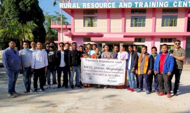 আৰণ্যকৰ উদ্যোগত মানাহৰ পানবাৰীৰ পৰা মেঘালয়লৈ কৃষকৰ শিক্ষামুলক ভ্ৰমন  :