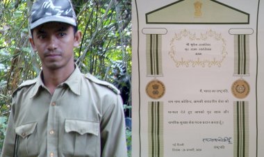 কাজিৰঙাত কৰ্মৰত গৃহৰক্ষী জোৱান ভুপেন হাজৰিকালৈ ৰাষ্ট্ৰপতিৰ পদক :  উৎফুল্লিত কাজিৰঙা  :