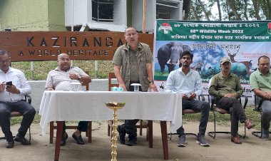 কাজিৰঙা ৰাষ্ট্ৰীয় উদ্যানত বন্যপ্ৰাণী সপ্তাহৰ শুভাৰম্ভ  :  মিহিমুখত উদ্বোধনী অনুষ্ঠান  :