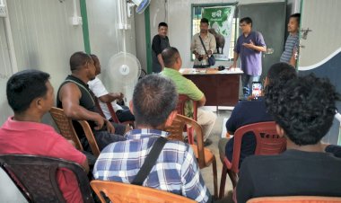 পশ্চিম গাৰোপাহাৰ জিলাত হাতী মানুহৰ সংঘাত প্ৰশমনৰ বাবে আৰণ্য়কৰ সজাগতা কৰ্মশালা :