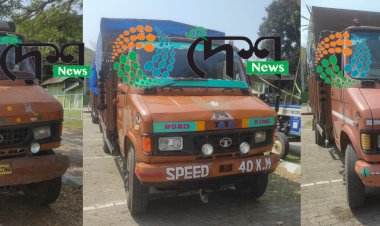 গোলাঘাট আৰু নগাওঁ জিলাৰ সীমাত ৰাষ্ট্ৰীয় পথত চালক সহ তিনিখন চোৰাং কাঠৰ গাড়ী জব্দ :
