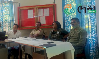 বোকাখাতৰ বন সংমণ্ডল প্ৰাধিকাৰীৰ কাৰ্যালয়ত স্থানীয় ৰাইজৰ সহযোগত হাতী মানুহৰ সংঘাত নিৰাময়ৰ গুৰুত্বপূৰ্ণ সভা ⦂