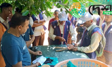 সম্ভাব্য বানপানীৰ সময়ত কাজিৰঙাৰ এনিমেল কৰিডৰত বনকৰ্মী সহায় কৰিব পৰাকৈ বন্যপ্ৰাণী পুনৰ সংস্থাপন আৰু সংৰক্ষণ কেন্দ্ৰত স্বেচ্ছাসেৱক ছাত্ৰ ছাত্ৰীৰ তৃতীয়টো প্ৰশিক্ষণ  :