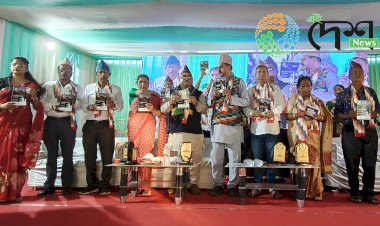 নেপালী সাহিত্য সভাৰ বোকাখাত জিলা সমিতিৰ সপ্তম ত্রি-বার্ষিক অধিবেশনৰ সফল সামৰণী : উমা ছেত্ৰীক বিশেষ সম্বৰ্ধনা :