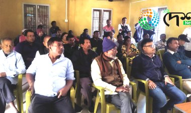 বোকাখাতত চাৰিলেনযুক্ত ৰাষ্ট্ৰীয় পথৰ বাবে অধিগ্ৰহণ কৰা ভূমিৰ ক্ষতিপূৰণত বৈষম্য : ৰাজহুৱা সভাত ৰাইজৰ অভিযোগ :