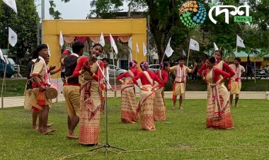 বোকাখাতৰ ৰজাবাৰীত জাতীয়তাবাদী যুৱ ছাত্র পৰিষদে বোকাখাত জিলা সমিতিৰ উদ্যোগত সম্প্ৰীতিৰ বাৰ্তাৰে ব’হাগ নামেৰে ব'হাগ বিহু উদযাপন :