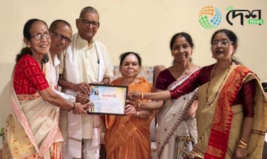 बोकाखात पूवति साहित्य सभा द्वारा वरिष्ठ एवं आजीवन सदस्यों का सम्मान :