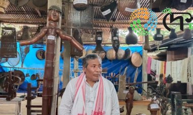 Opening of the Cultural Museum established through the Personal Initiative at Komargaon under Bokakhat Co District  :