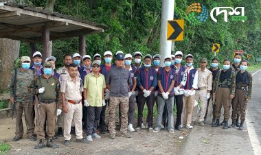 কাজিৰঙাৰ পানবাৰী এনিমেল কৰিডৰত আৱৰ্জনা পৰিস্কাৰ অভিযান বোকাখাতৰ জে ডি এছ জি মহাবিদ্যালয়ৰ ৰাষ্ট্ৰীয় সেৱা আঁচনিৰ স্বেচ্ছাসেৱকৰ :