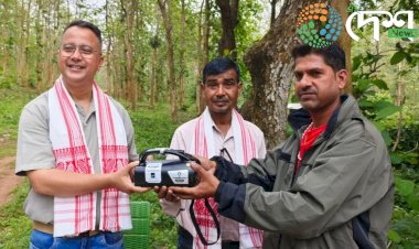 আমচাং বন্যপ্ৰাণী অভয়াৰণ্য সংৰক্ষণ বাবে বনকৰ্মী আৰু স্থানীয় লোকৰ মাজত  আৰণ্যকৰ উদ্যোগ আৰু কিৰ্লোস্কাৰ ব্ৰাদাৰ্ছৰ সহযোগত আৱশ্যকীয় সামগ্ৰী বিতৰণ :