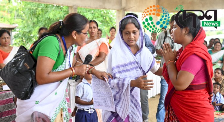 ৰাষ্ট্ৰীয় পোষণ মাহৰ অংশ হিচাপে বোকাখাতৰ সাপজুৰিৰ বজাৰত বিশেষ সজাগতা অনুষ্ঠান : মন্ত্ৰী অতুল বৰাৰ অংশগ্ৰহন  :