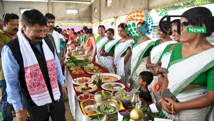 ৰাষ্ট্ৰীয় পোষণ মাহৰ অংশ হিচাপে বোকাখাতৰ সাপজুৰিৰ বজাৰত বিশেষ সজাগতা অনুষ্ঠান : মন্ত্ৰী অতুল বৰাৰ অংশগ্ৰহন  :