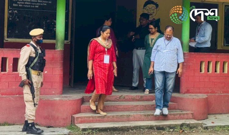 आगामी विधानसभा चुनाव 2026 से पूर्व बोकाखात में सामान्य पर्यवेक्षक का निरीक्षण :