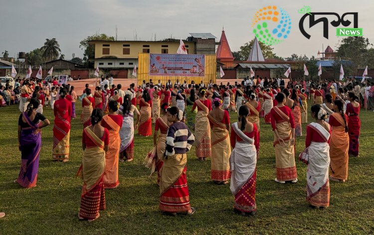 বোকাখাত আঞ্চলিক ছাত্ৰ সন্থাৰ উদ্যোগত দহ দিনীয়া 'বিহু নাচ আৰু ঢোলবাদন কর্মশালা'ৰ আৰম্ভ: চাৰি শতাধিক লৰা ছোৱালীৰ অংশ গ্ৰহন: