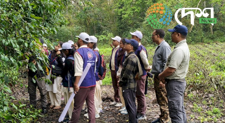 Special Nature Walk Trekking by Students of Chandra Nath Bezbaruah College, Bokakhat: Study of Forest Biodiversity.