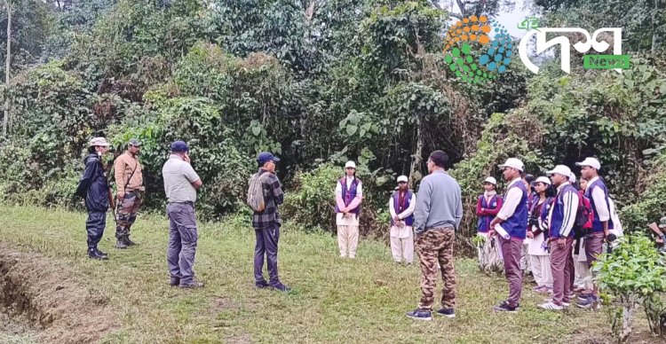 Special Nature Walk Trekking by Students of Chandra Nath Bezbaruah College, Bokakhat: Study of Forest Biodiversity.