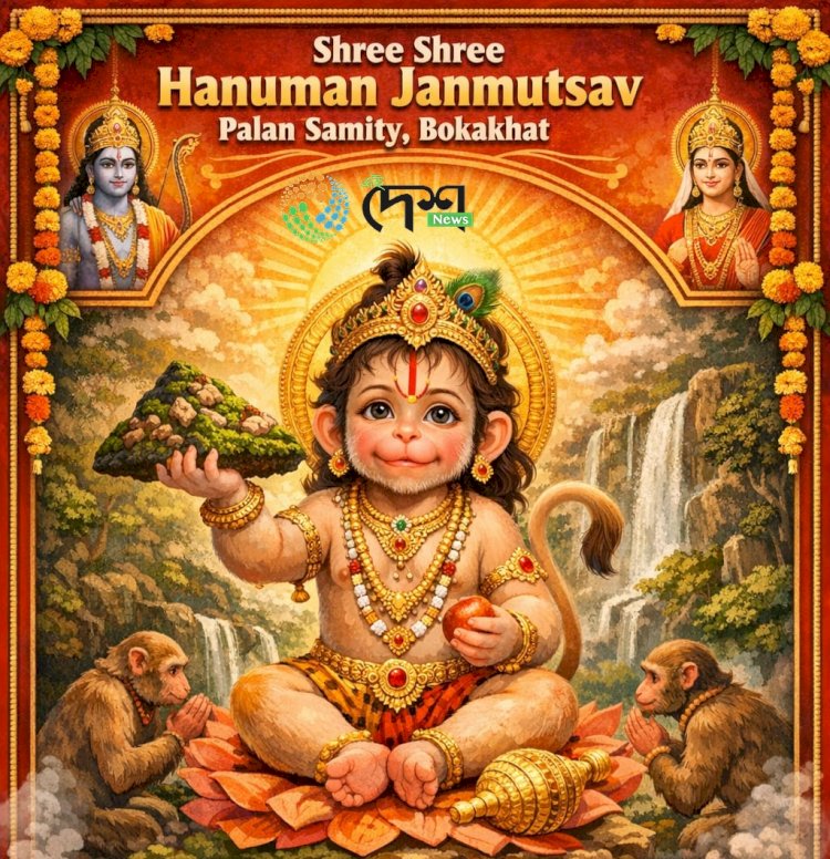 १ अप्रैल से बोकाखात में हनुमान हनुमान जन्मोत्सव :