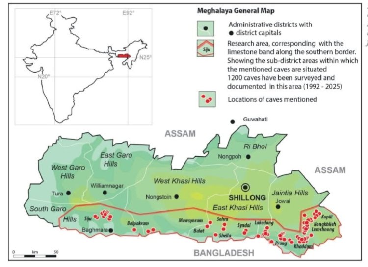 তিনিটা দশকৰ অন্বেষণৰ শেষত মেঘালয়ৰ গুহাবোৰ বন্যপ্ৰাণীৰ আশ্ৰয়স্থল, চিকাৰস্থলী, আৰু মৰণ ফাণ্ড বুলি প্ৰমাণিত : জুল’জিকেল চাৰ্ভে অৱ ইণ্ডিয়াৰ চিলং কেন্দ্ৰৰ সাফল্য :