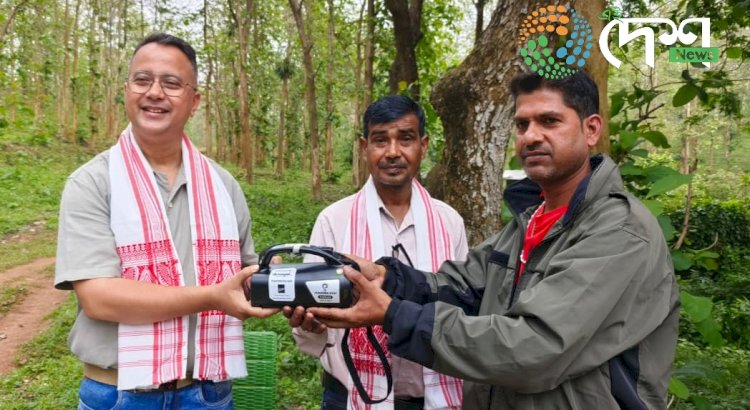 আমচাং বন্যপ্ৰাণী অভয়াৰণ্য সংৰক্ষণ বাবে বনকৰ্মী আৰু স্থানীয় লোকৰ মাজত  আৰণ্যকৰ উদ্যোগ আৰু কিৰ্লোস্কাৰ ব্ৰাদাৰ্ছৰ সহযোগত আৱশ্যকীয় সামগ্ৰী বিতৰণ :